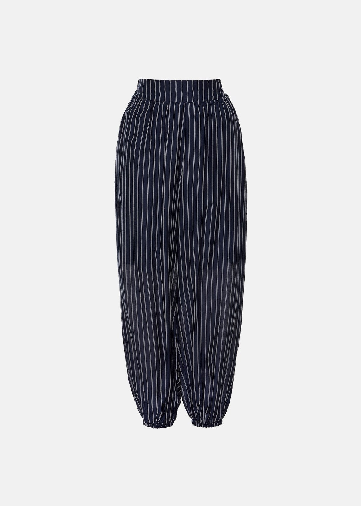 Ψηλόμεσο ριγέ Harem pants